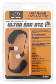 Walkers Rechargeable Ultra Ear BTE Hearing Enhancer feature a sound amplifying design